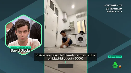 David, joven que paga 600 euros por un piso de 18 metros cuadrados David, joven que paga 600 euros por un piso de 18 metros cuadrados
