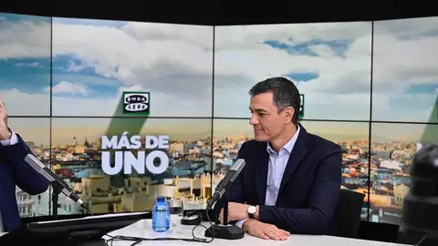 El presidente del Gobierno, Pedro Sánchez, en 'Más de uno'