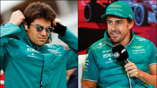 Fernando Alonso y Lance Stroll Fernando Alonso y Lance Stroll