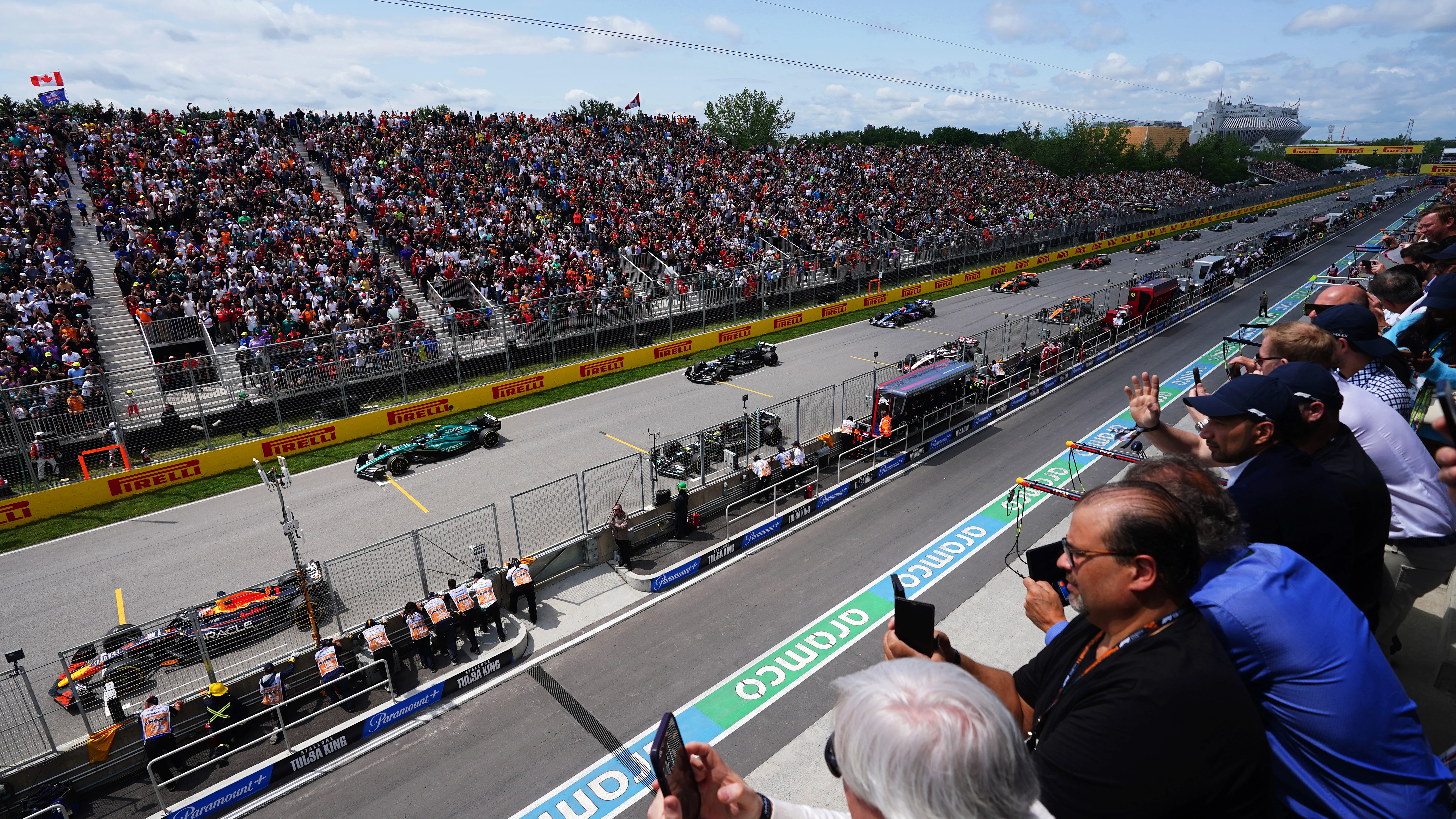 Salida F1 GP de Canadá