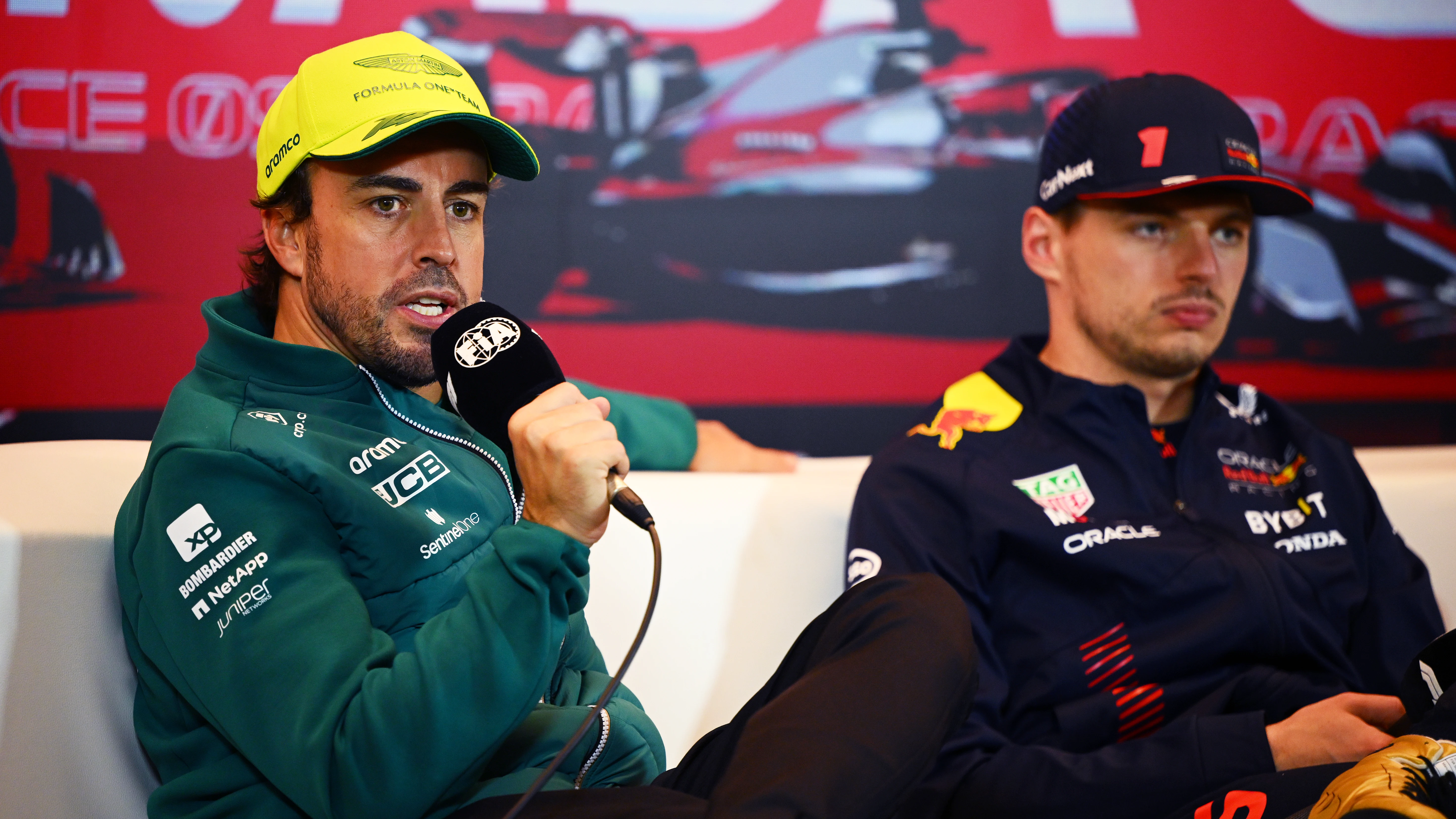 Fernando Alonso en rueda de prensa