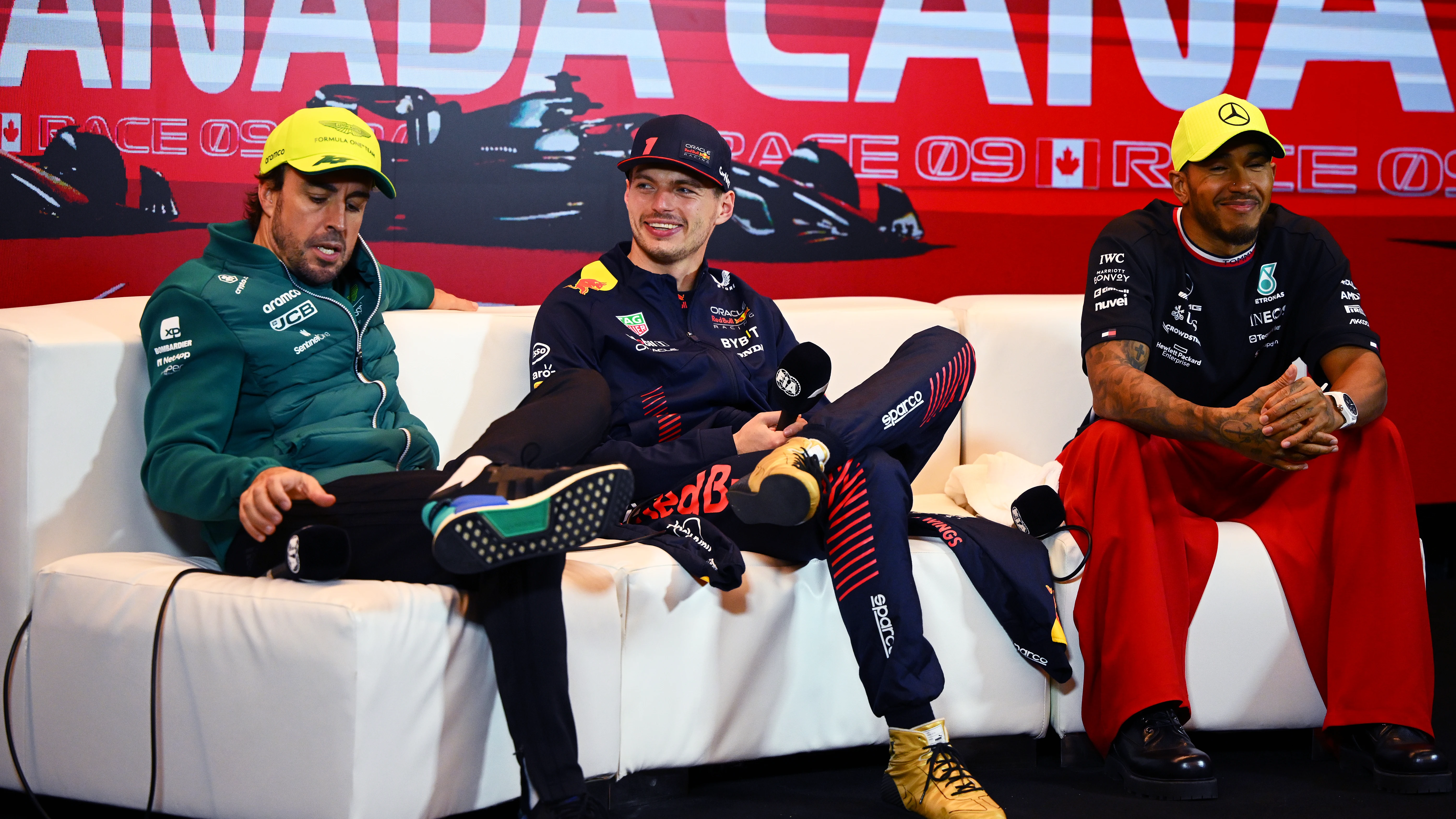 Alonso, Verstappen y Hamilton