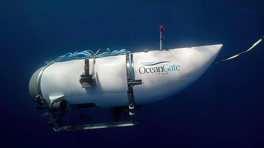 Imagen de archivo del submarino OceanGate Expeditions. Imagen de archivo del submarino OceanGate Expeditions.