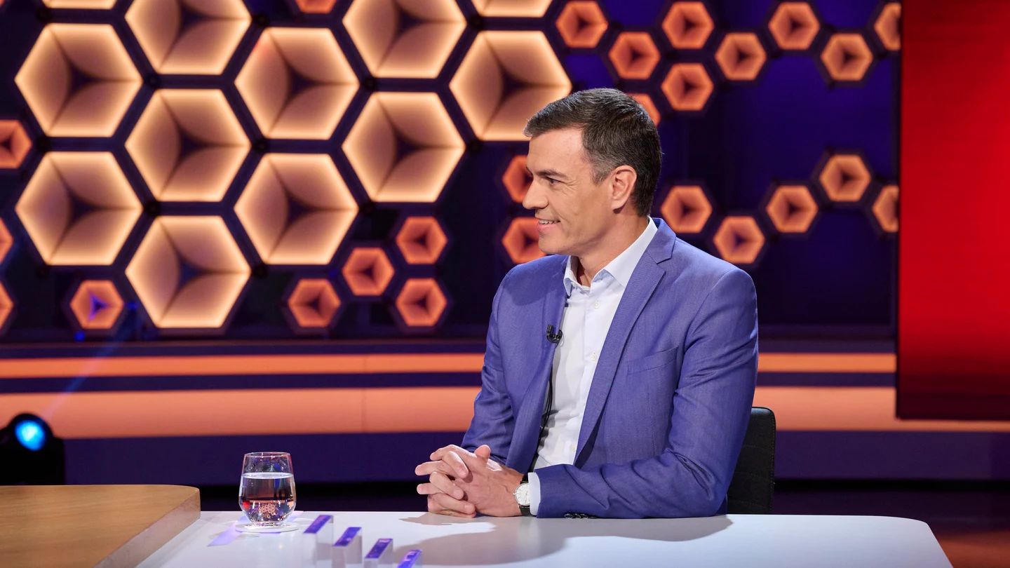 El presidente del Gobierno, Pedro Sánchez, en El Intermedio El presidente del Gobierno, Pedro Sánchez, en El Intermedio