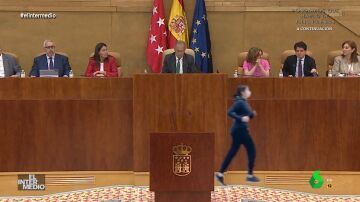 Vídeo manipulado - Isabel Díaz Ayuso sale corriendo del pleno de la Asamblea de Madrid