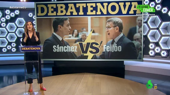 El 'cara a cara' entre Feijóo y Sánchez sobre la economía, pactos y violencia de género creado por Cristina Gallego El 'cara a cara' entre Feijóo y Sánchez sobre la economía, pactos y violencia de género creado por Cristina Gallego