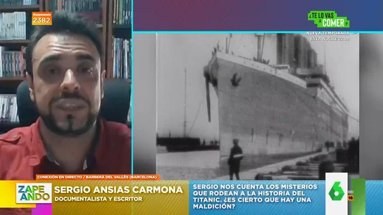 Del número maldito a la influencia de una momia: el escritor Sergio Ansias cuenta algunas leyendas del naufragio del Titanic Del número maldito a la influencia de una momia: el escritor Sergio Ansias cuenta algunas leyendas del naufragio del Titanic