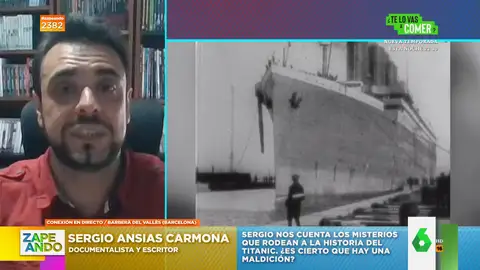 Del número maldito a la influencia de una momia: el escritor Sergio Ansias cuenta algunas leyendas del naufragio del Titanic