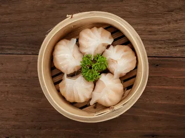 Plato asiático Dim Sum Plato asiático Dim Sum