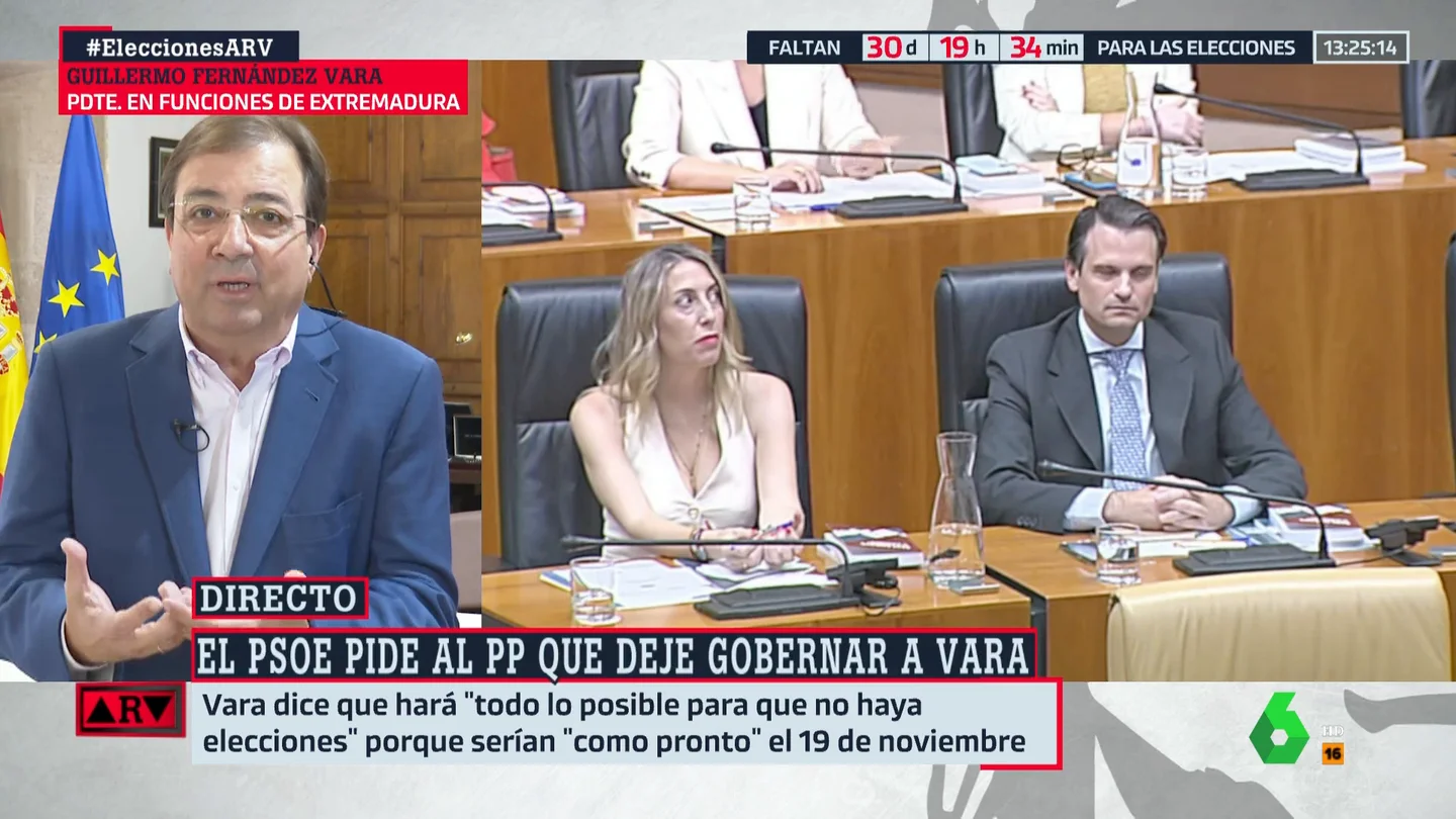 Vara responde sobre si será candidato del PSOE en una posible repetición electoral Vara responde sobre si será candidato del PSOE en una posible repetición electoral