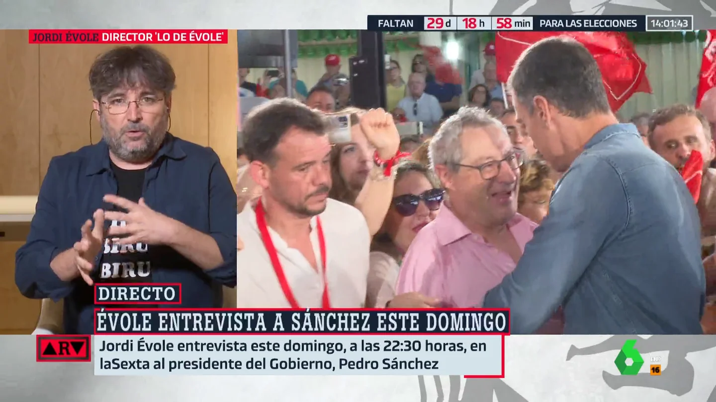 La íntima confesión de Pedro Sánchez a Jordi Évole sobre su salud mental: "En la pandemia le diagnosticaron un estrés traumático" La íntima confesión de Pedro Sánchez a Jordi Évole sobre su salud mental: "En la pandemia le diagnosticaron un estrés traumático"