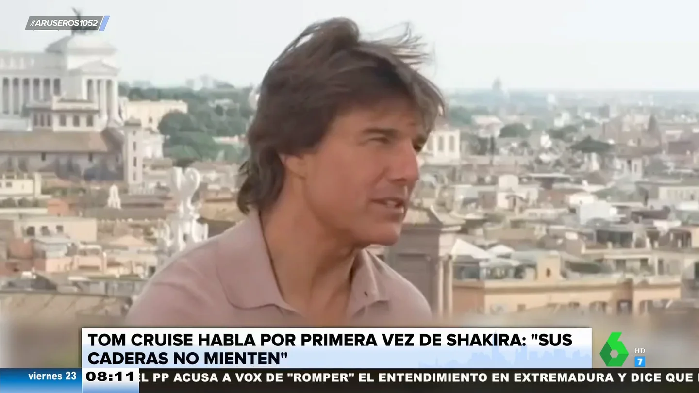 Tom Cruise habla por primera vez de Shakira tras el rumor de una relación: "(Sus caderas) no mienten" Tom Cruise habla por primera vez de Shakira tras el rumor de una relación: "(Sus caderas) no mienten"