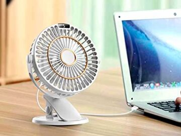 Ventiladores usb baratos y de pinza perfectos para colgar en cualquier rincón