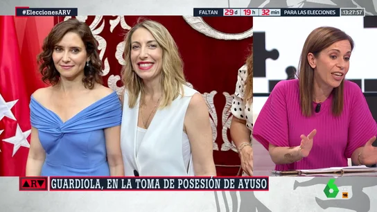 El análisis de Ángeles Caballero del "lenguaje gestual" en la foto de Ayuso y Guardiola: "Dientes, dientes..." El análisis de Ángeles Caballero del "lenguaje gestual" en la foto de Ayuso y Guardiola: "Dientes, dientes..."