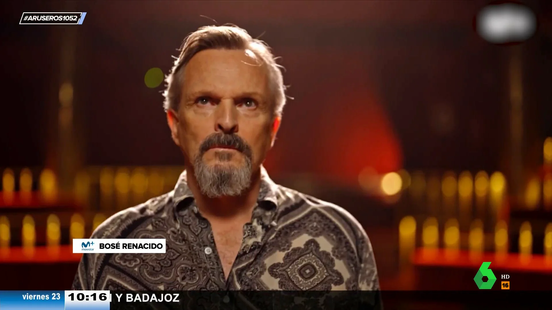 Miguel Bosé: "Puedes decir que no crees en dios, pero no que no crees en las vacunas, manda huevos"