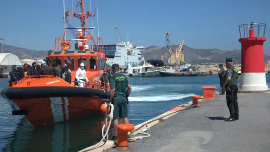 En la imagen, un buque de Salvamento Marítimo. En la imagen, un buque de Salvamento Marítimo.