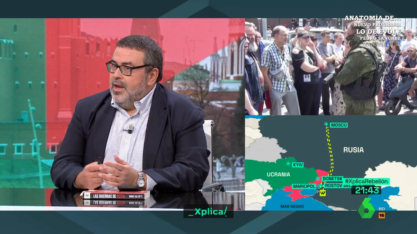 "Si Prigozhin se ha lanzado a esto, el camino no tiene marcha atrás": el análisis de Pedro Rodríguez tras el repliegue de Wagner "Si Prigozhin se ha lanzado a esto, el camino no tiene marcha atrás": el análisis de Pedro Rodríguez tras el repliegue de Wagner