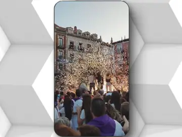 Susto en las Fiestas de Burgos: un cohete impacta en la zona de prensa y deja varios heridos leves