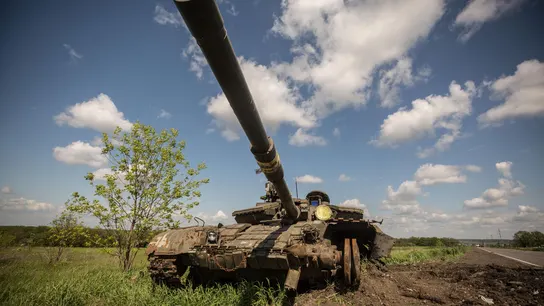 Imagen de archivo de un tanque. Imagen de archivo de un tanque.