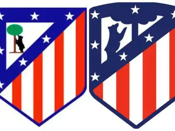 Los escudos del Atlético