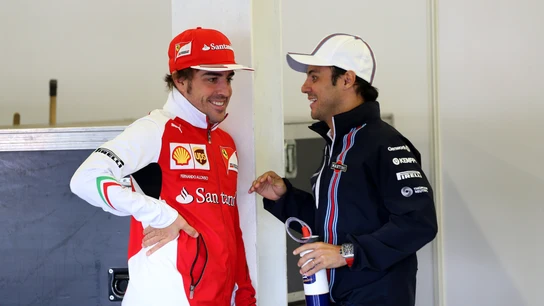 Fernando Alonso y Felipe Massa Fernando Alonso y Felipe Massa