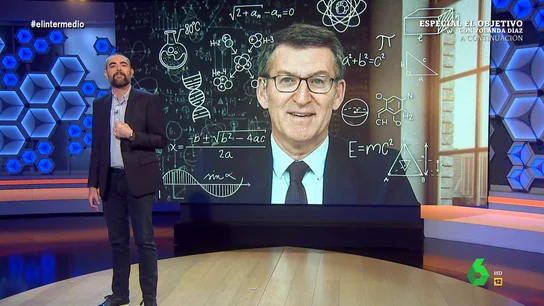 Dani Mateo descifra la teoría de los dos patitos de Feijóo tras asegurar que 22 es 2 por 10 "Feijóo tiene una mente prodigiosa a la altura de John Nash y Albert Einstein", ironiza Dani Mateo en este vídeo, donde compara la presentación del programa económico del PP de cara a las elecciones del 23 de julio con la teoría de la relatividad.