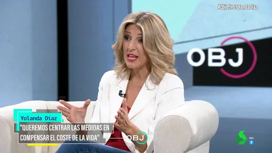 Yolanda Díaz, con Ana Pastor en El Objetivo Yolanda Díaz, con Ana Pastor en El Objetivo