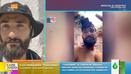El aventurero Tarzández confiesa cuál es el animal al que más teme: "Es mi asignatura pendiente" El aventurero Tarzández confiesa cuál es el animal al que más teme: "Es mi asignatura pendiente"