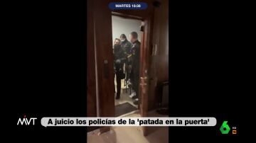 La Justicia manda a juicio a los policías de la patada en la puerta durante el estado de alarma
