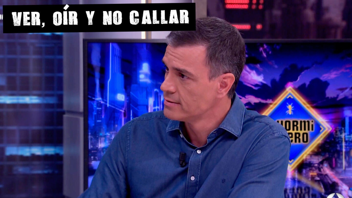 Pedro S&aacute;nchez, en El Hormiguero con Pablo Motos