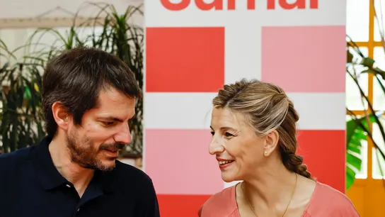 La líder de Sumar, Yolanda Díaz, y el portavoz Ernest Urtasun. La líder de Sumar, Yolanda Díaz, y el portavoz Ernest Urtasun.
