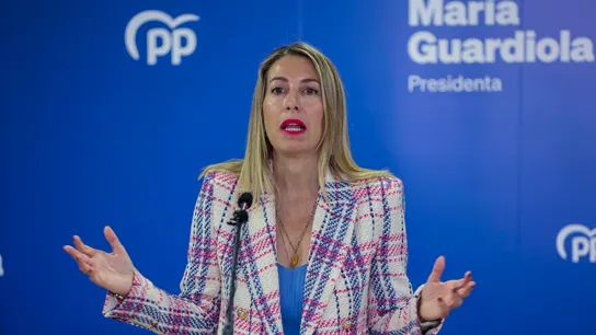 La candidata del PP a la Presidencia de la Junta de Extremadura, María Guardiola, en una imagen de archivo. La candidata del PP a la Presidencia de la Junta de Extremadura, María Guardiola, en una imagen de archivo.