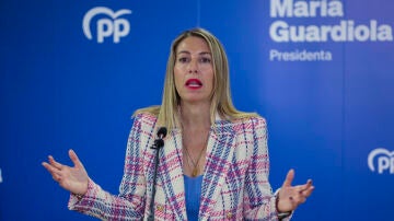 La candidata del PP a la Presidencia de la Junta de Extremadura, María Guardiola, en una imagen de archivo.