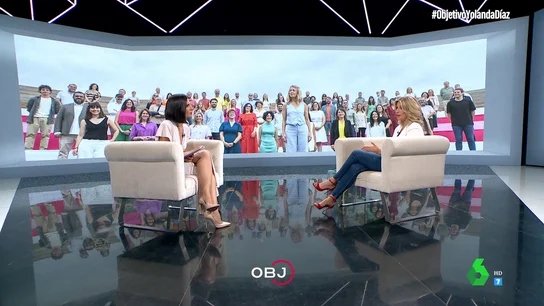 Yolanda Díaz responde a la pregunta de Ana Pastor: ¿Por qué cree que la gente debe votar a Sumar? Yolanda Díaz responde a la pregunta de Ana Pastor: ¿Por qué cree que la gente debe votar a Sumar?
