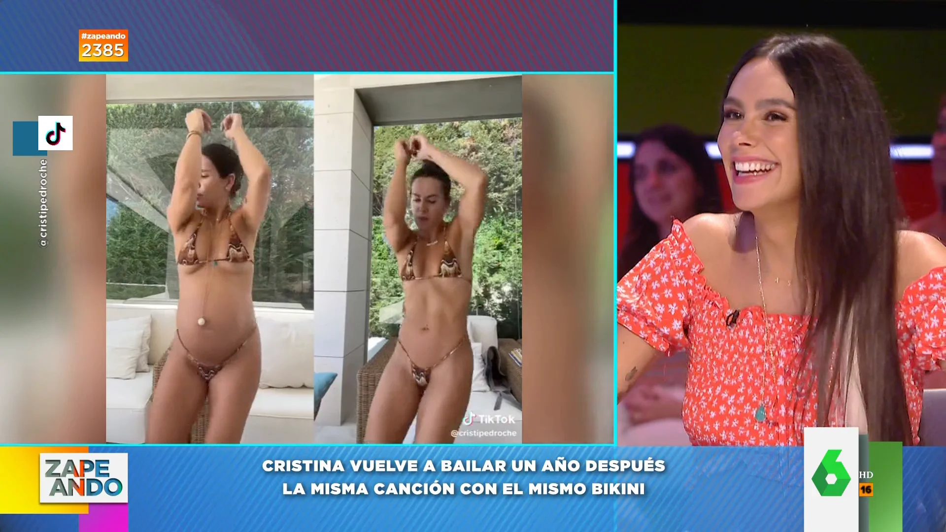 Cristina Pedroche recrea este baile suyo en bikini