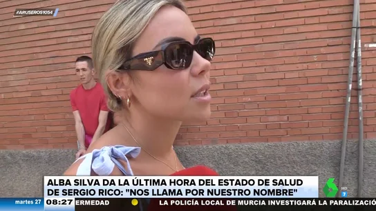 Alba Silva da la última hora del estado de salud del futbolista Sergio Rico: "Ya nos llama por los nombres" Alba Silva da la última hora del estado de salud del futbolista Sergio Rico: "Ya nos llama por los nombres"