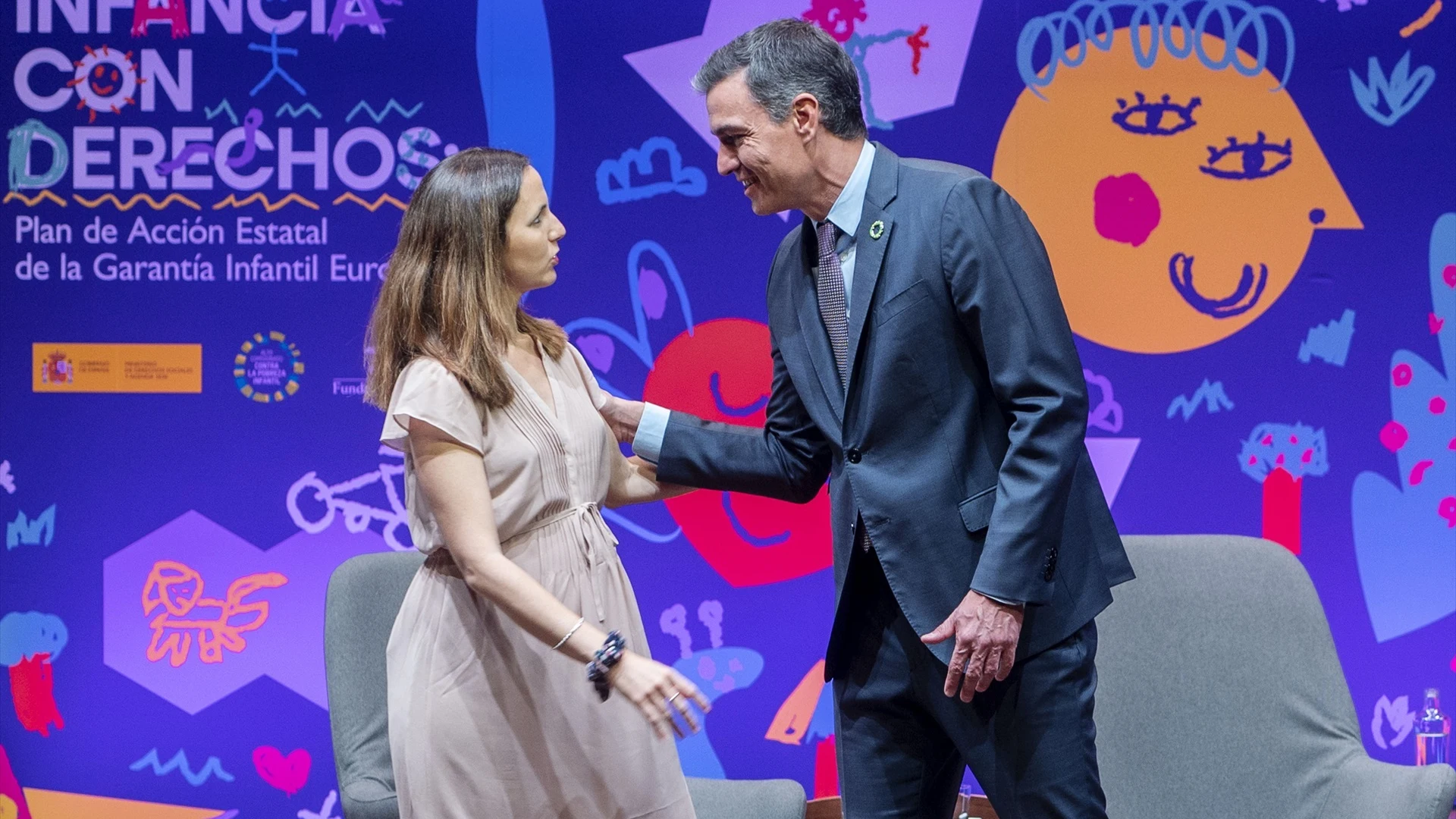 Pedro Sánchez junto a Ione Belarra en una imagen de archivo.