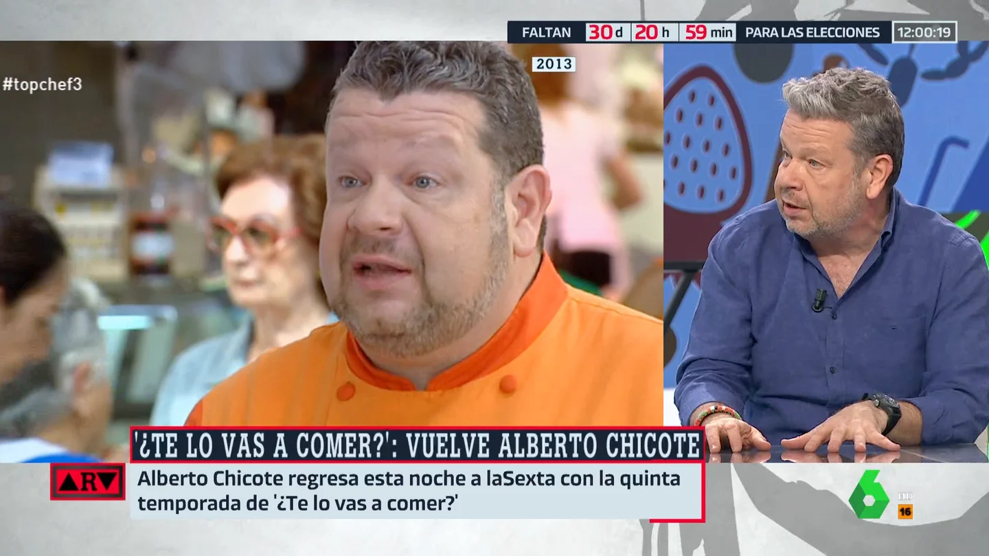 Alberto Chicote desvela a Antonio Ferreras cómo entró en el mundo de la televisión Alberto Chicote desvela a Antonio Ferreras cómo entró en el mundo de la televisión