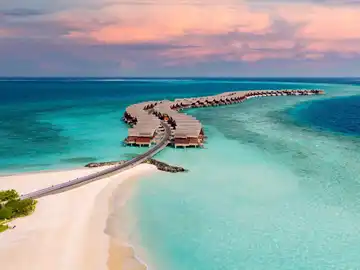 Hoteles de lujo y mar en Maldivas