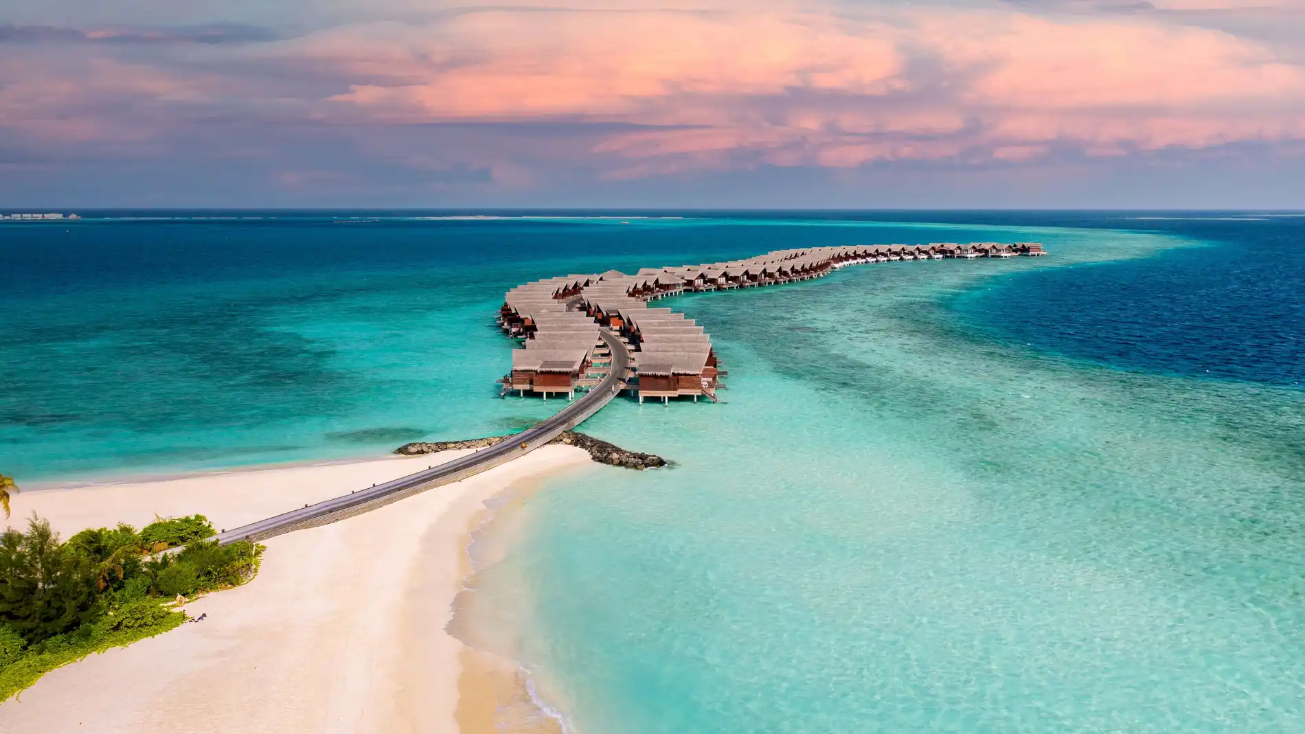 Hoteles de lujo y mar en Maldivas
