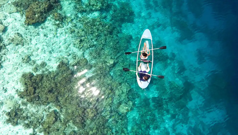 Rutas en kayak en Maldivas