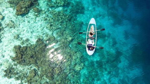Rutas en kayak en Maldivas