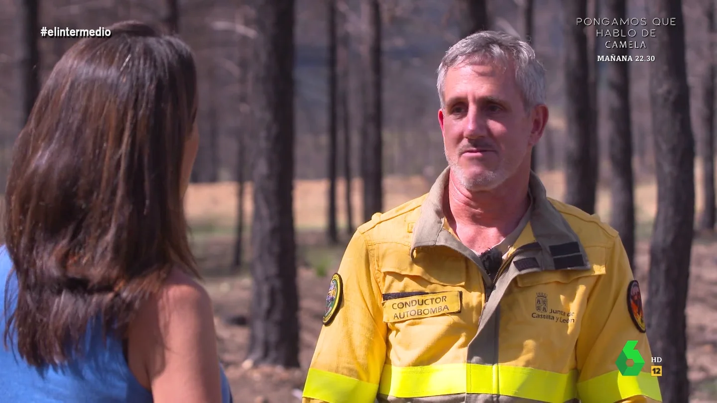 Un bombero forestal denuncia su precaria situación: En Castilla y León no existen los bomberos forestales, somos jardineros Javier Yáñez, bombero forestal que estuvo en primera línea del incendio en Sierra de la Culebra, recuerda con María Avizanda la tragedia que se cobró la vida de su compañero y denuncia que, un año después, siguen sufriendo falta de personal y medios.
