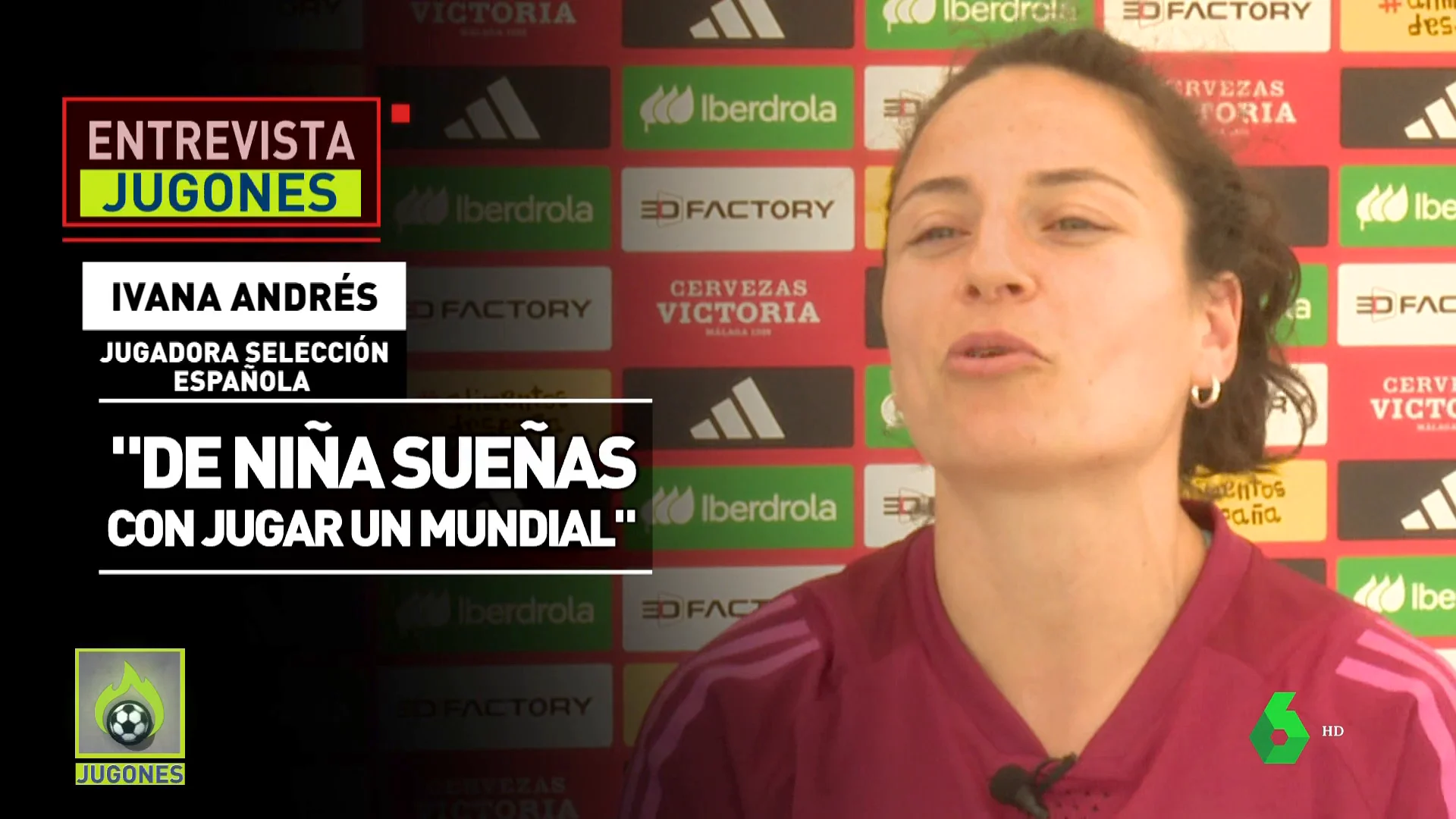 Ivana Andrés, ante la posibilidad de jugar su tercer mundial: "De niña sueñas con eso..."