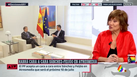 Nativel Preciado, sobre el 'cara a cara' de Sánchez y Feijóo en Atresmedia: "Va a ser muy decisivo" Nativel Preciado, sobre el 'cara a cara' de Sánchez y Feijóo en Atresmedia: "Va a ser muy decisivo"