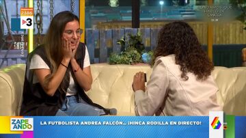 "¿Es broma?": la reacción de la novia de la futbolista Andrea Falcón cuando le pide matrimonio en directo