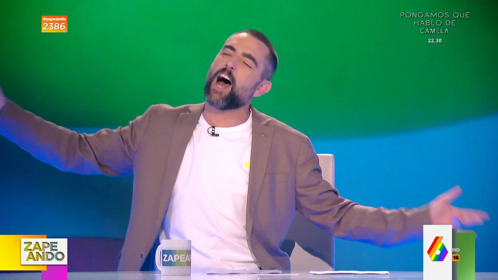 Dani Mateo celebra el Día del Orgullo LGTBI en Zapeando