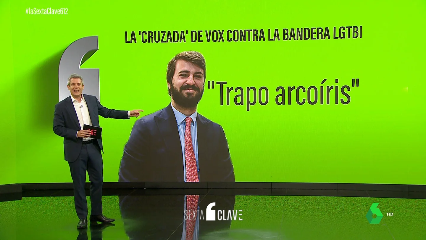 "Trapo arcoíris": las indignantes palabras de Gallardo (Vox) que resumen la cruzada ultra contra la bandera LGTBI "Trapo arcoíris": las indignantes palabras de Gallardo (Vox) que resumen la cruzada ultra contra la bandera LGTBI