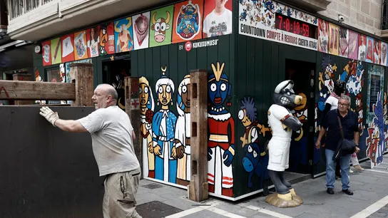 Estos son los 16 carteles de las peñas de San Fermín Estos son los 16 carteles de las peñas de San Fermín