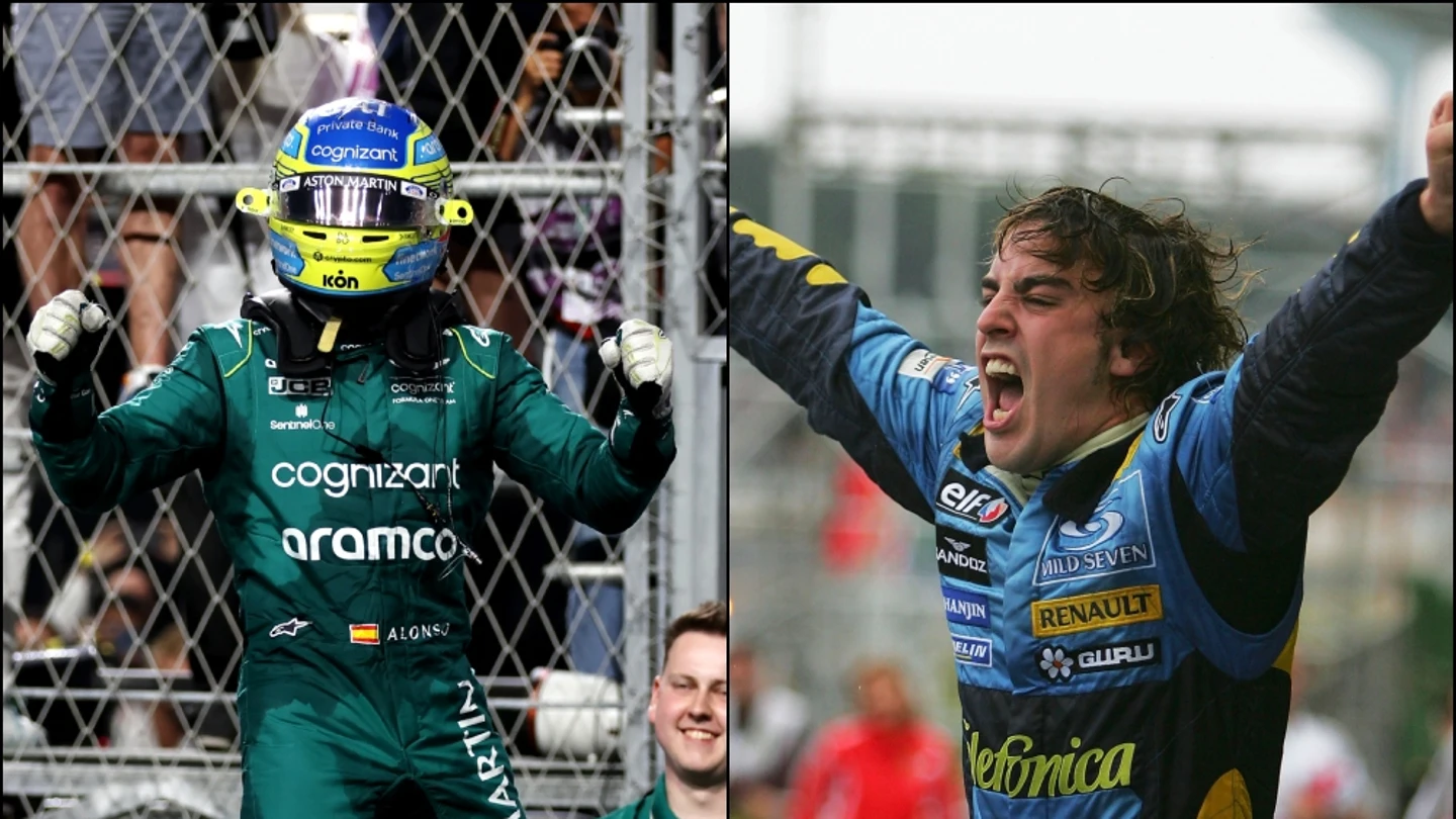 Fernando Alonso 2023 - 2005 Fernando Alonso 2023 - 2005